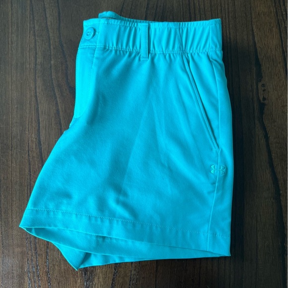 Under Armour Blue Athletic Shorts Lightweight Elastic Waist - Size 8 - Picture 12 of 12